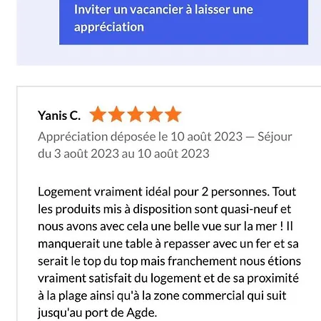200m Du Mole Vue Apartament