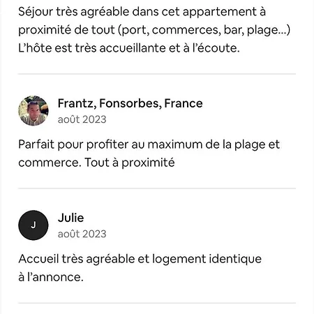 200m Du Mole Vue Apartament *
